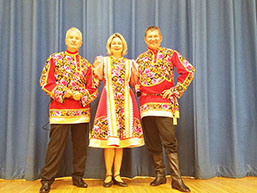 Russian Balalaika Trio, Leonid Bruk, Elina Karokhina, Mikhail Smirnov, Rodgers Forge Elementary School, 250 Dumbarton Rd, Baltimore, MD  21212, Thursday, September 28, 2017, 09-28-2017