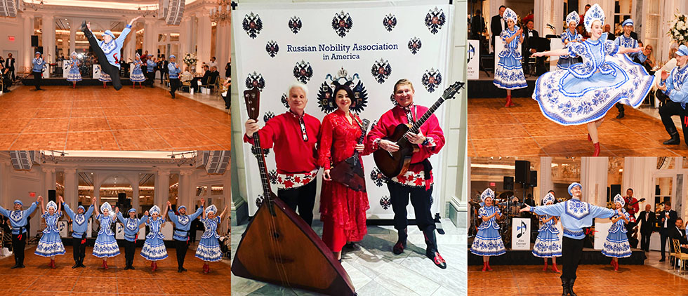 90th Annual Russian Nobility Ball-2023, The Pierre A Taj Hotel, New York City, Russian song dance and music ensemble Barynya, Artistic Director Mikhail Smirnov