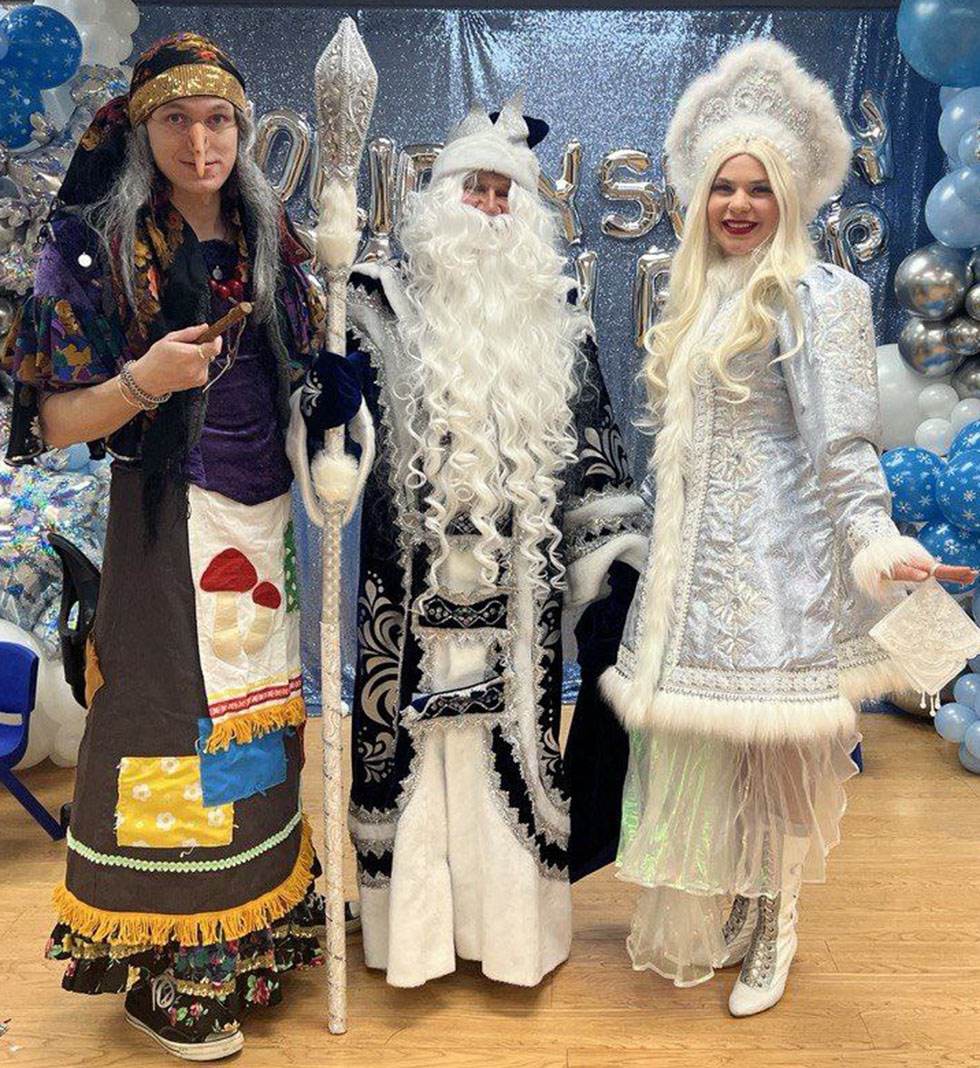        ,  2023-, Ded Moroz, Snegurochka, Baba Yaga, Brooklyn, NY, New Jersey, New York, Connecticut, Pennsylvania,  ,        ,    ,   , , -, -, , 