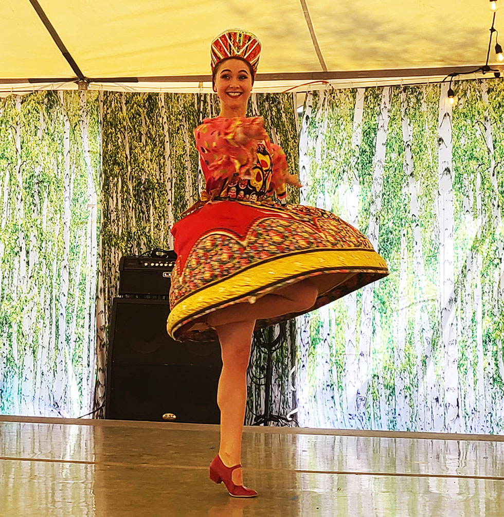 Ensemble Barynya in Ohio, Russian dancers Cincinnati, dancer Victoria Lazareva, St. George Festival in Loveland Ohio, St. George Russian Orthodox Church 118 N Lebanon Rd Loveland, OH 45140