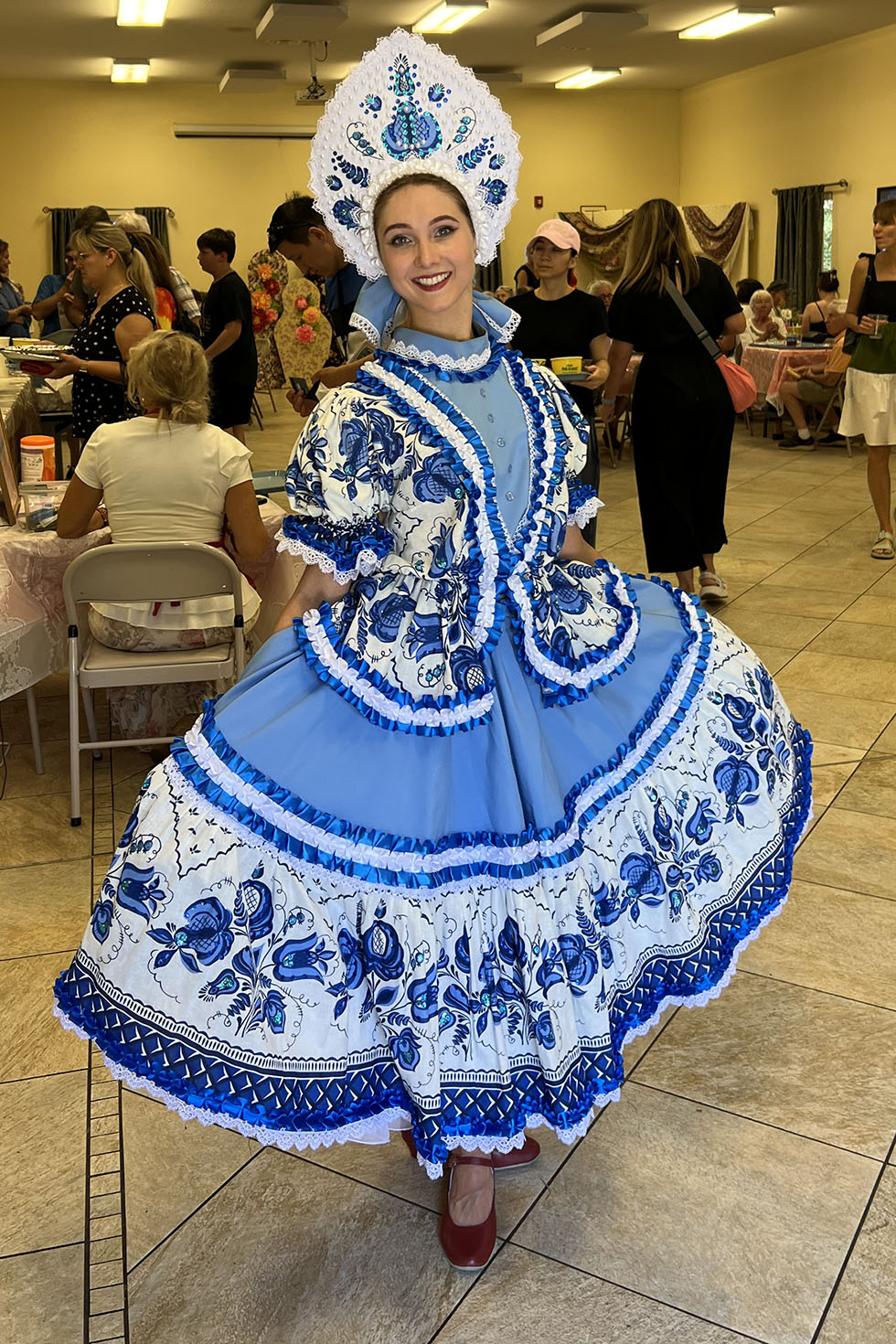 Ensemble Barynya in Ohio, Russian dancers Cincinnati, dancer Victoria Lazareva, St. George Festival in Loveland Ohio, St. George Russian Orthodox Church 118 N Lebanon Rd Loveland, OH 45140