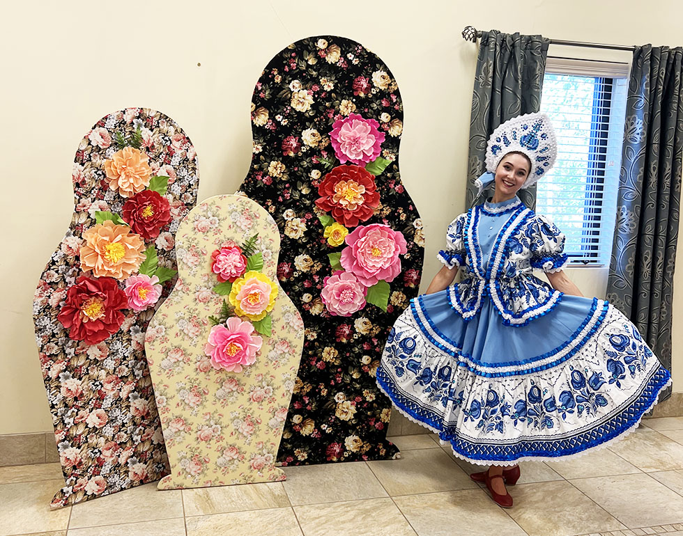 Ensemble Barynya in Ohio, Russian dancers Cincinnati, dancer Victoria Lazareva, St. George Festival in Loveland Ohio, St. George Russian Orthodox Church 118 N Lebanon Rd Loveland, OH 45140