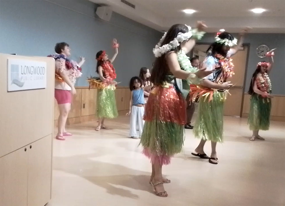 Hawaiian Hula Dancers, Longwood Public Library Brookhaven Suffolk County New York Long Island, Polynesian Tahitian Luau Dancers