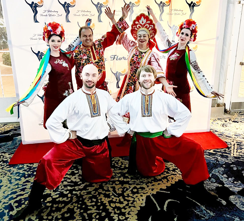 01-24-2026, Florida Balalaika Duo, Russian dancers Florida, ������� �������� ����� �������, Island Grand at TradeWinds St. Pete Beach Florida, Russian Winter Ball-2026