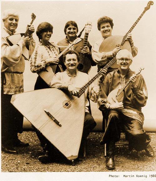 Russian balalaika band "The Balalaika Russe" Photo by Martin Koenig
