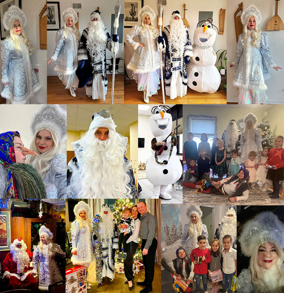 Ded Moroz, Snegurochka, New Jersey, New York, Connecticut, Pennsylvania,        ,   , , -, -, , 