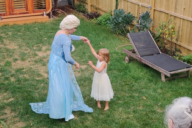 Snow and Ice Queen Elsa Frozen Party Character for kids parties and events in New York City, New York, New Jersey, Connecticut, Pennsylvania, and other states