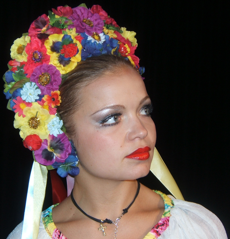 Russian folk dancer and singer Valentina Kvasova