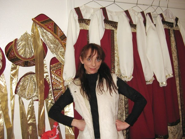 Russian costumes designer Svetlana Gavrilova