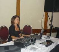 DJ Natasha Koroleva. Bat Mitzvah, Nov 27 2011, Charthouse Restaurant, Weehawken, New Jersey, USA