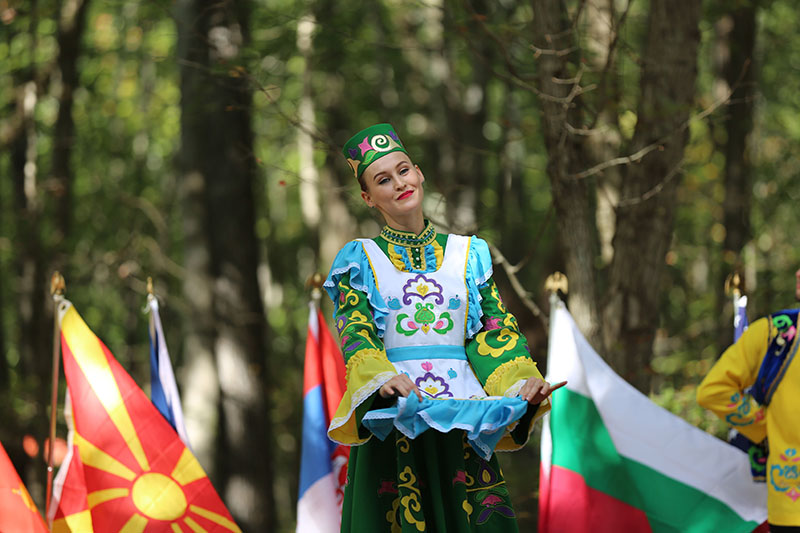 Tatar Traditional Dance, Dinara Subaeva, Maryland, Slavic Heritage Festival, St Mary's Assumption Eastern Rite Church, Joppa, MD, U.S. Army photo by Sgt. Kalie Jones