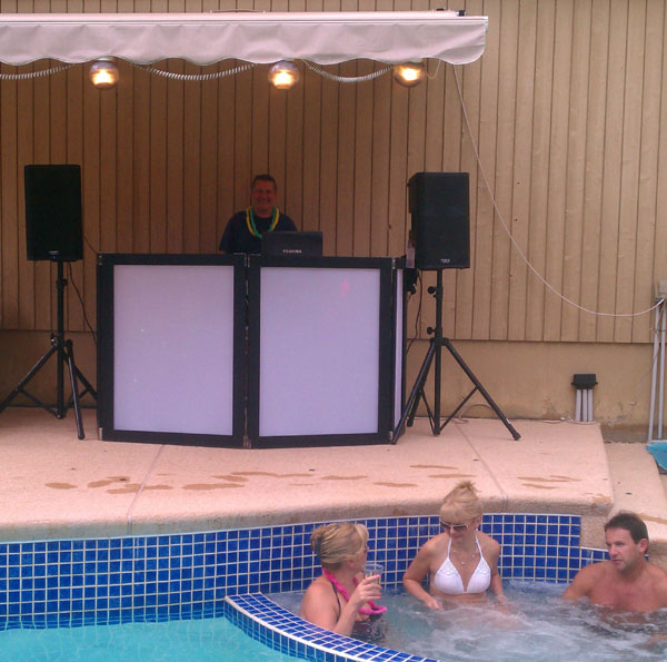 Russian pool party in Trumbull, Connecticut