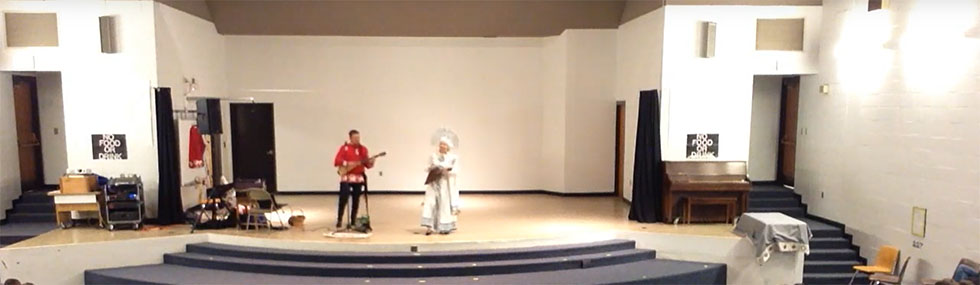 Barynya Duo, Russian dancers North Carolina, Russian musicians NC, Mikhail Smirnov, Elina Karokhina, 04-22-2016, Estes Elementary School, Asheville, North Carolina