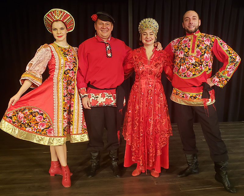 Russian dancers in North Carolina, Ensemble Barynya, Elina Karokhina, Mikhail Smirnov, Alisa Egorova, Sergey Tsyganok, Cumberland Hall Auditorium, Fayetteville Campus, Fayetteville Technical Community College, 2201 Hull Road, Fayetteville, NC 28303