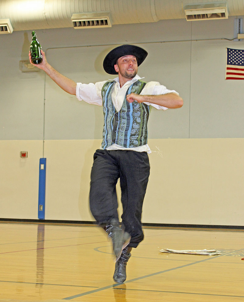 Serhiy Tsyganok, Jewish Bottle Dance, Sixth Grade Academy, Lovington, New Mexico, photo by Jaycie Chesser