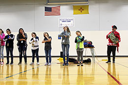 Russian dance workshop, Mikhail Smirnov, Sixth Grade Academy, Lovington, New Mexico, photo by Jaycie Chesser