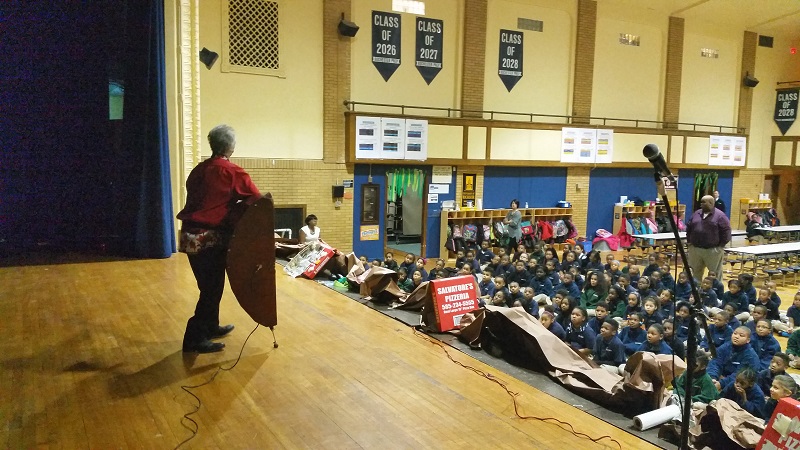 Rochester Prep Elementary School, Leonid Bruk. Balalaika contrabass