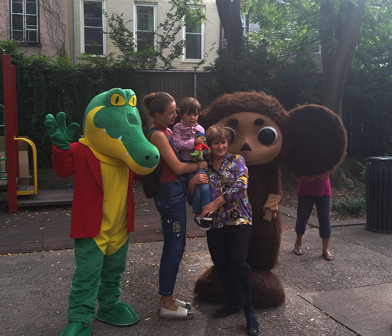 Cheburashka, Krokodil Gena, New York City, Manhattan, New York, Clement Clarke Moore Park