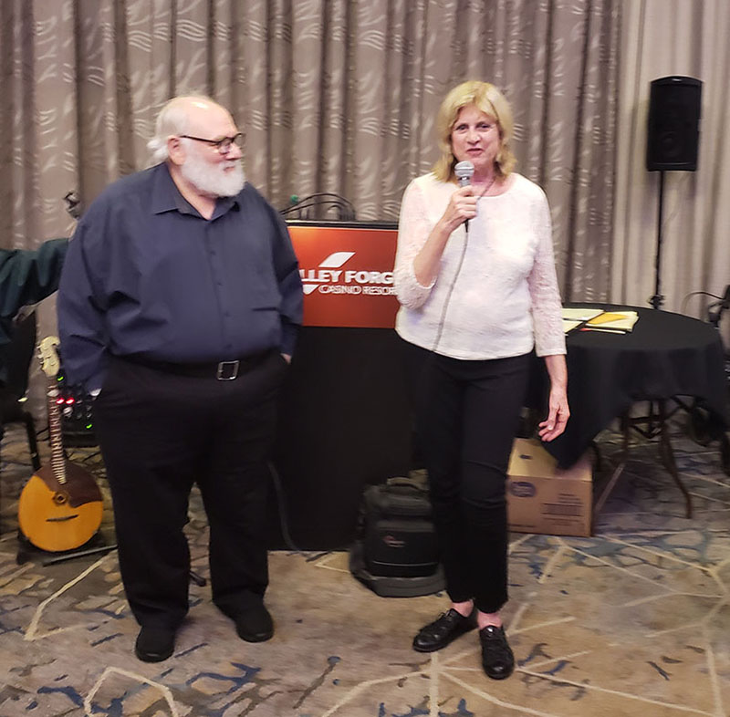 BDAA founders Charley Rappaport, Lynn McConnell, BDAA-2018, 40th Anniversary conference of the Balalaika and Domra Association of America, Valley Forge Casino Resort, King Of Prussia, Pennsylvania, USA