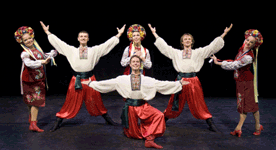 Ukrainian Cossack dancers