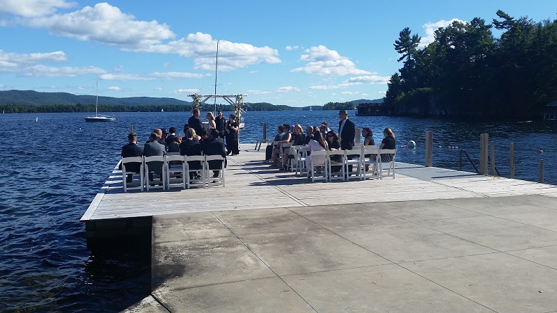 NY, Russian-American wedding, Master of Ceremony, MC, Tamada, Lake George Club, Diamond Point, New York