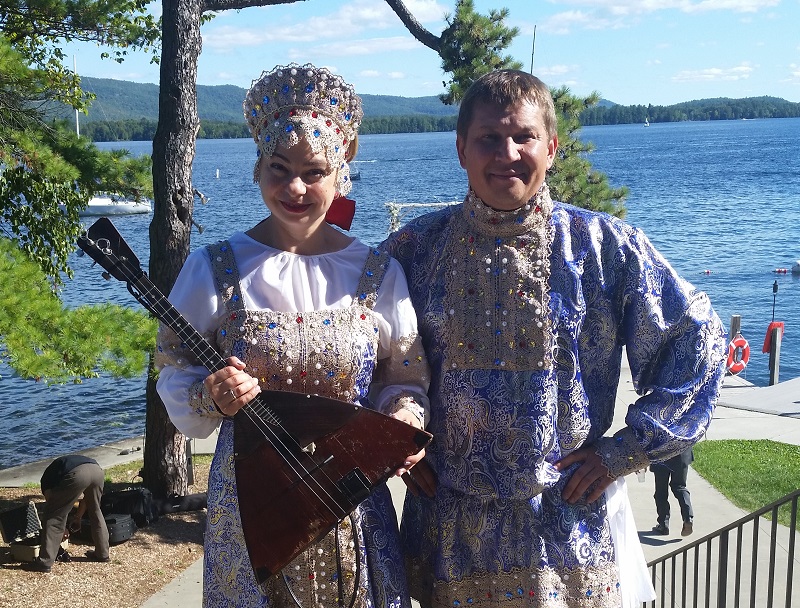 NY, Russian-American wedding, Master of Ceremony, MC, Tamada, Lake George Club, Diamond Point, New York