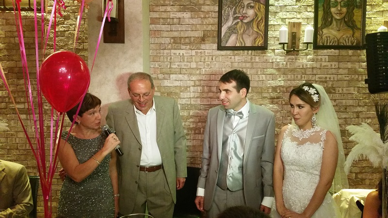 XO CREPERIE, Brooklyn, NY, Russian-American wedding, Master of Ceremony, MC, Tamada, New York