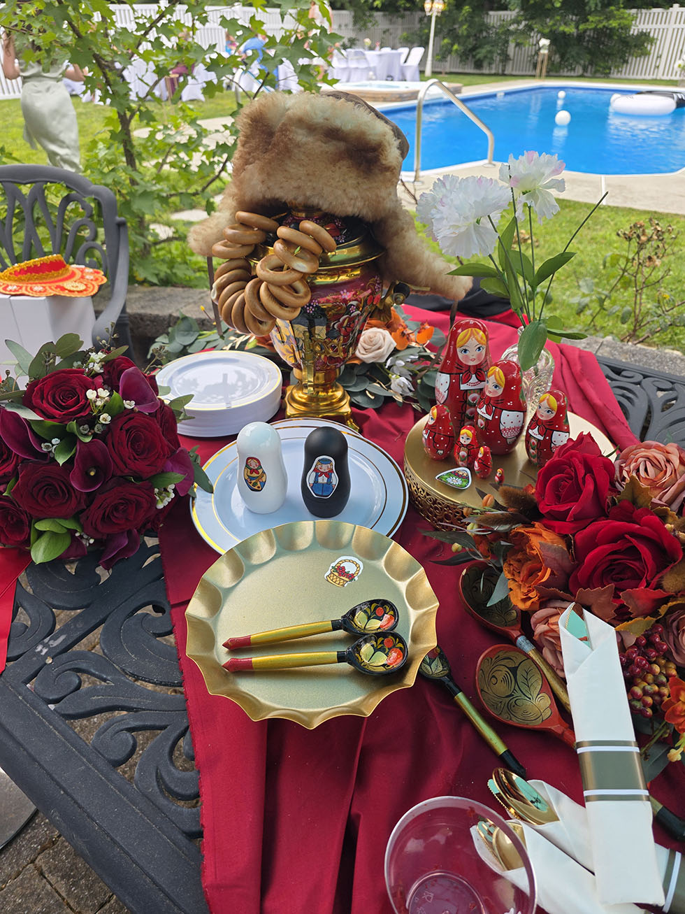06-27-2025, Russian Wedding Ceremony, Russian Wedding Minister Mikhail, Russian speaking wedding officiant, Russian-American DJ,  ,   e  -,  ,  -, Friday June 27th 2025, MC, tamada, wedding minister Mikhail Smirnov, Elina Karokhina (balalaika), Russian DJ Alisa, American-Arabic-Russian wedding, Old Bridge, New Jersey