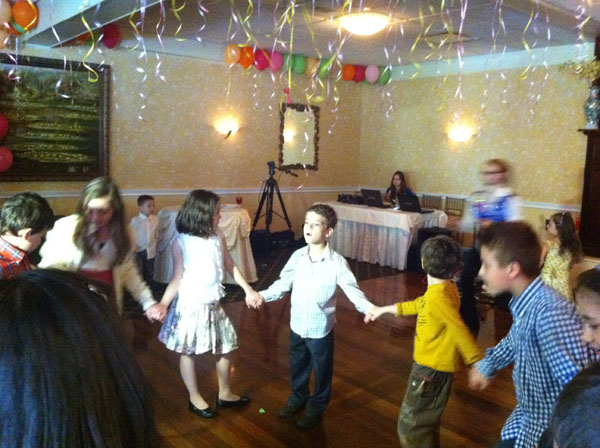 DJ Alisa, Kids' party, Long Island, New York, April 21, 2012, The Swan Club