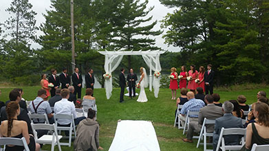Russian wedding in Hillman, Michigan