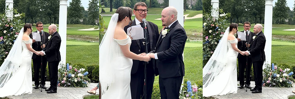Russian Wedding Officiant Rev. Mikhail � Jefferson Country Club, Blacklick, Ohio, for booking email msmirnov@yahoo.com or text/call 201-981-2497