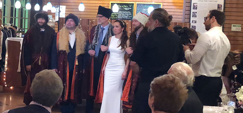Russian Wedding in Pittsburgh, Pennsylvania, December 29 2018, Schenley Park Visitors Center