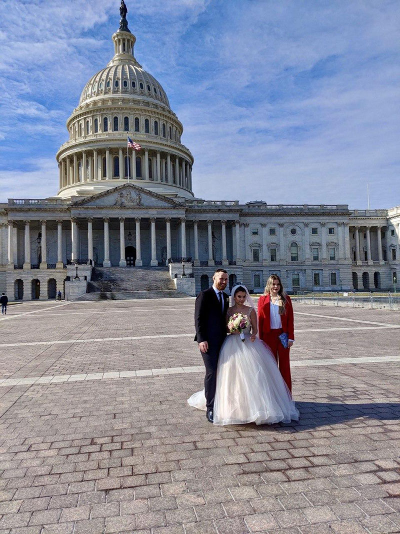 Russian Wedding Minister Alisa, United States Capitol, Washington D.C., Sunday, February 2nd, 2020