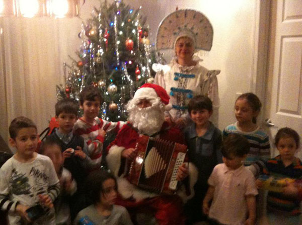 Ded Moroz Snegurochka Дед Мороз Снегурочка Хобокен Нью-Джерси Hoboken, NJ, New Jersey