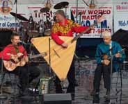 Russian folk music trio "Brooklyn Balalaikas" at Penn's Landing, Philadelphia, PA