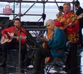 Russian folk music trio "Brooklyn Balalaikas" at Penn's Landing, Philadelphia, PA