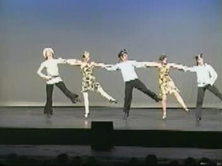Russian Sailors' Dance, Russian folk dance ensemble Barynya,  
Dancers Olga Chpitalnaia, Vitaly Verterich, Ganna Makarova