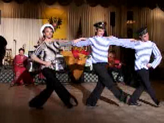 Dance of Russian Sailors performed by folk music and dance ensemble "Barynya" from New York