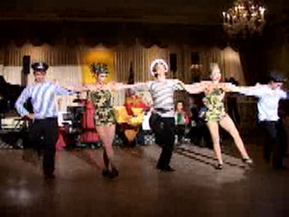 Dance of Russian Sailors performed by folk music and dance ensemble "Barynya" from New York